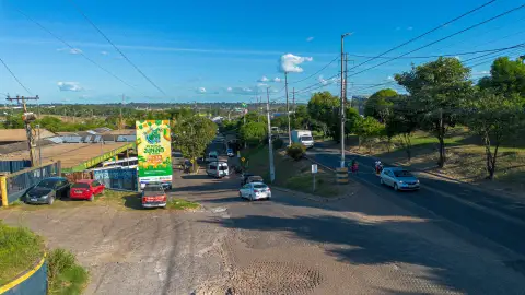 Terminal Rodoviário Miguel Pernambuco (Km 6), localizado na Rodovia PA-150 em Marabá,