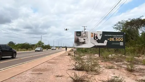 Localizado na entrada da nova Ponte Ana Miranda, no Núcleo Nova Marabá.